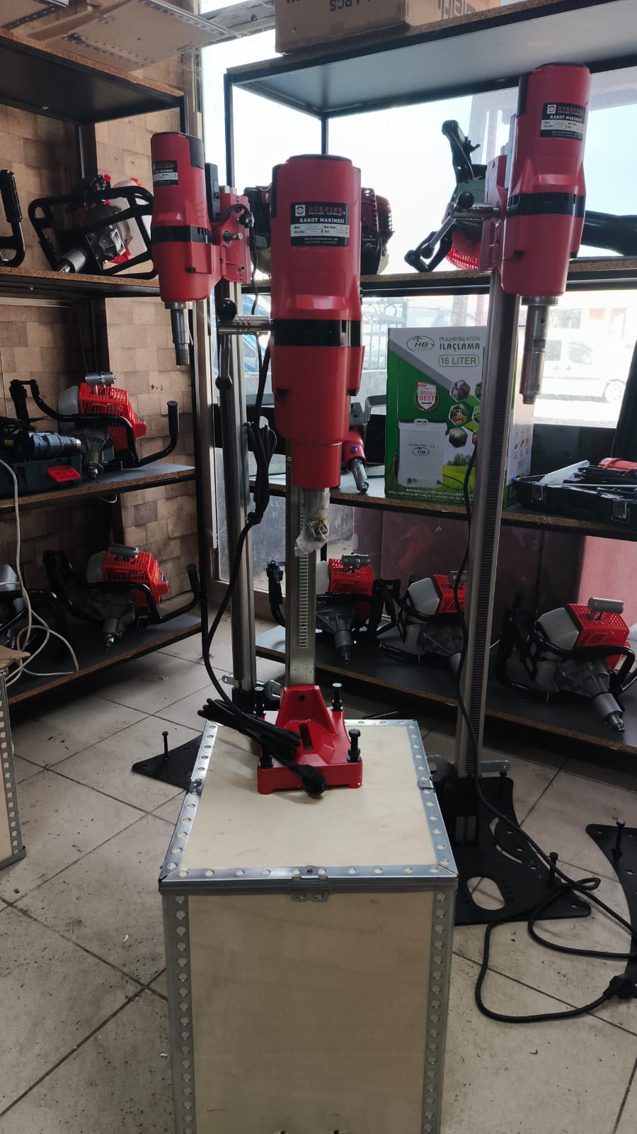 ELEKTRİKLİ SEHPALI SONDAJ VE KAROT MAKİNASI 3850 WT